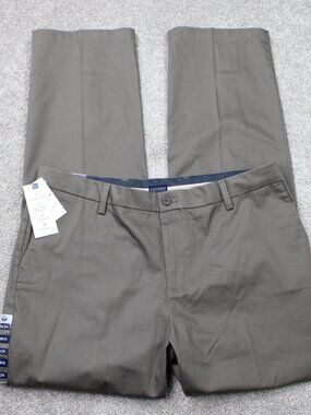 Dockers Pants NWT Mens 38x34 Brown Signature Khaki Straight Lux Cotton Stretch